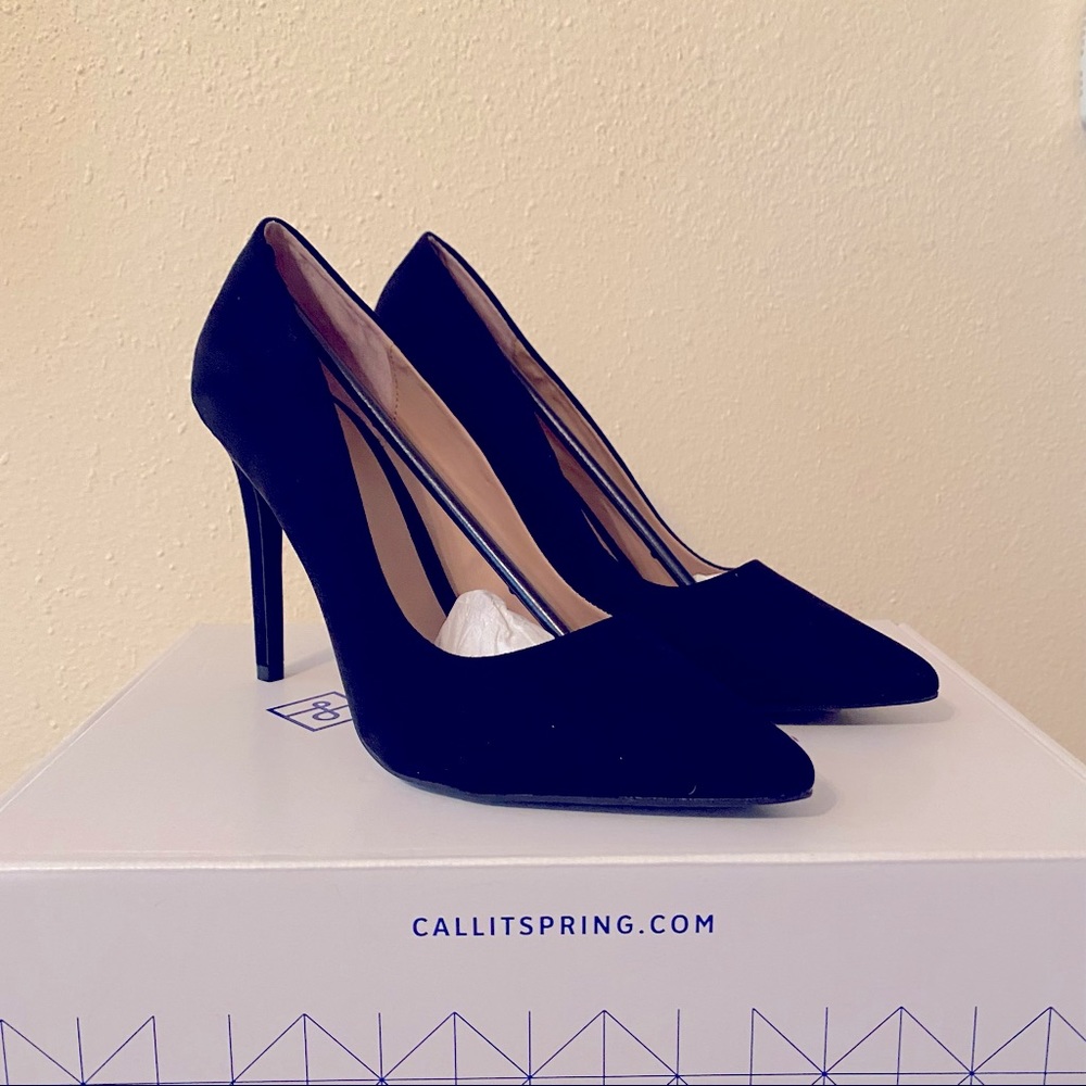 Call It Spring Classic Black Pumps
